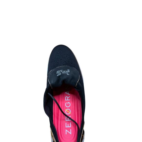 COLE HAAN WOMEN'S ZEROGRAND OXFORD BLACK STITCHLITE JAGUAR HAIRCALF Size 8 - Picture 9 of 9